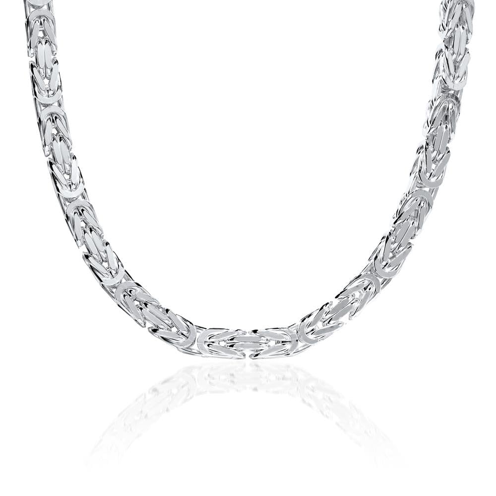 JEWLIX Königsketten Silberkette 925 Silber 6 mm 50 cm