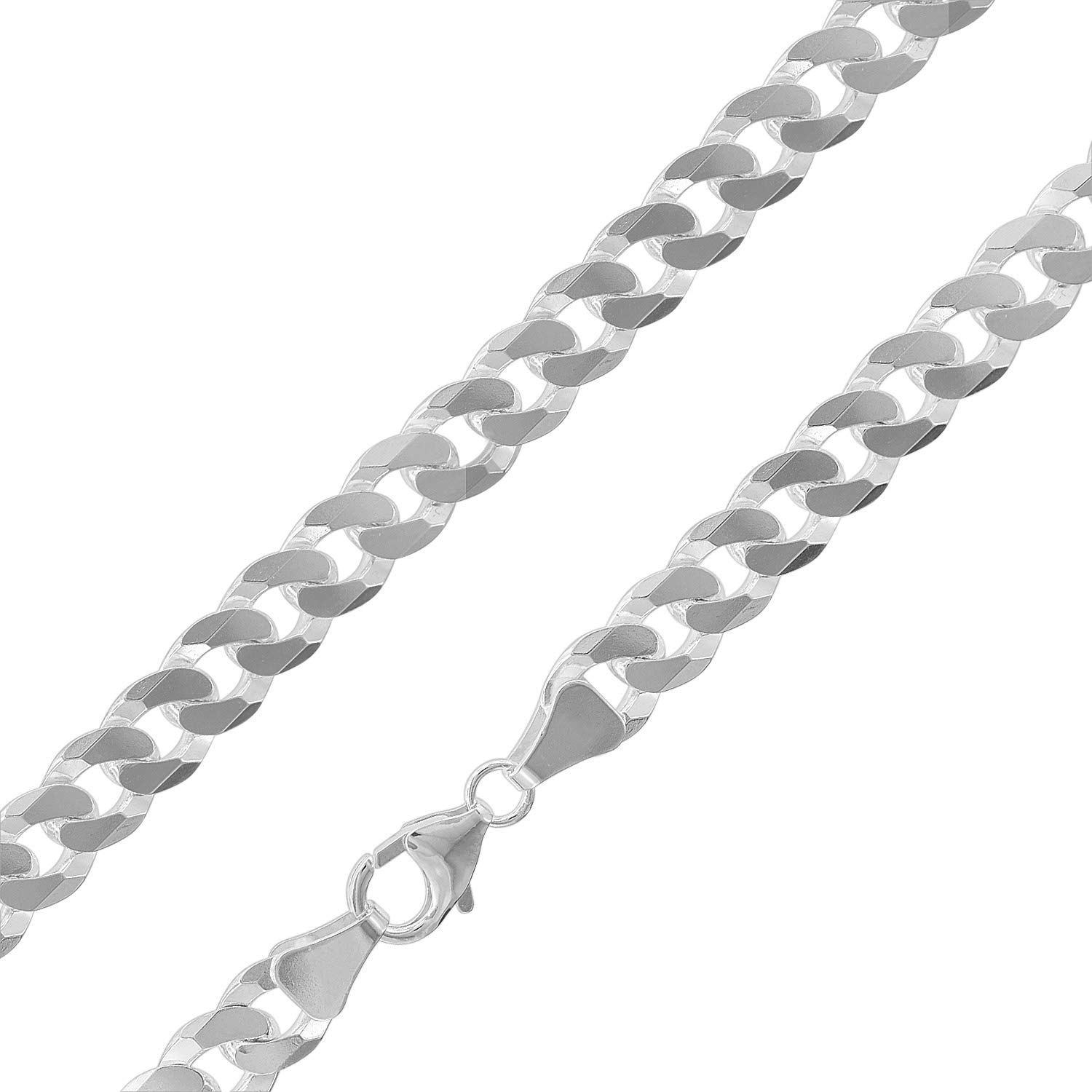 trendor 75138 Herren-Armband Silber 925 23 cm Panzer