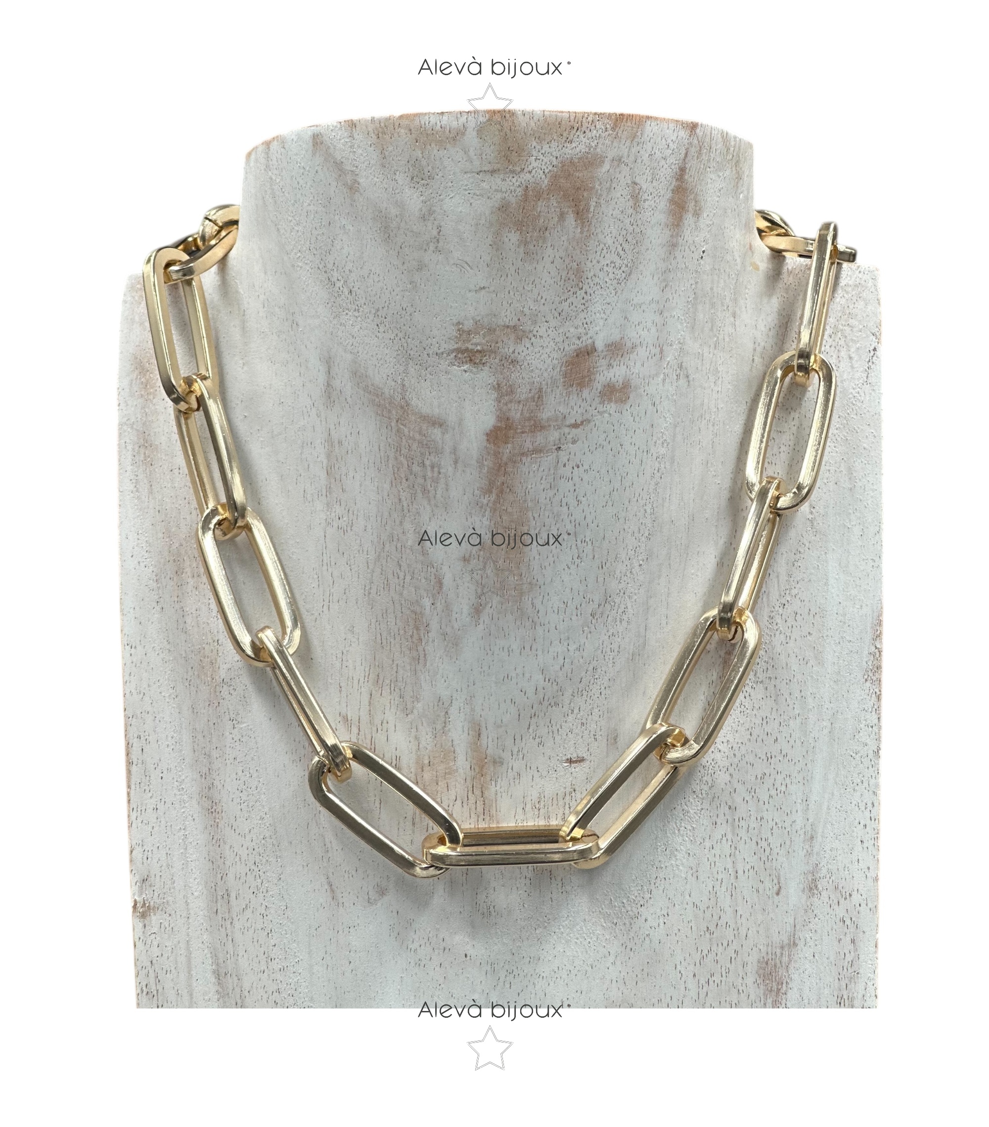 Alevá Bijoux Collane Vulcano Halskette Gold