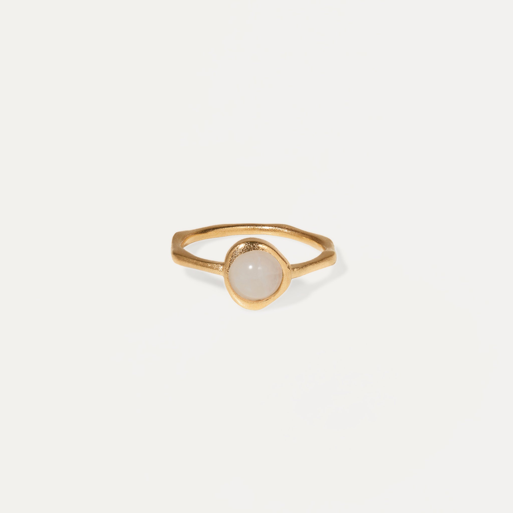 Stilnest Zodiac Birthstone Ring 24k Vermeil Fische 54