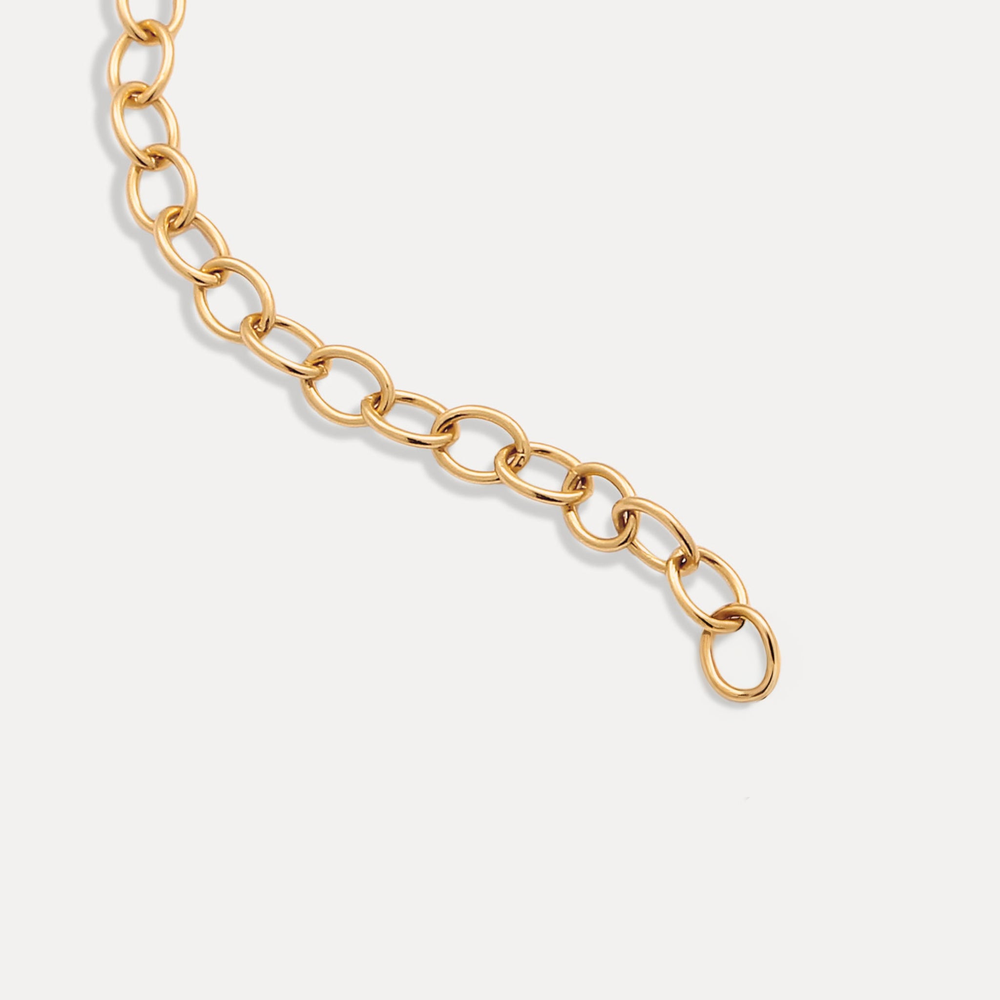 Stilnest Spiral Dainty Chain Choker Halskette Gold Vermeil