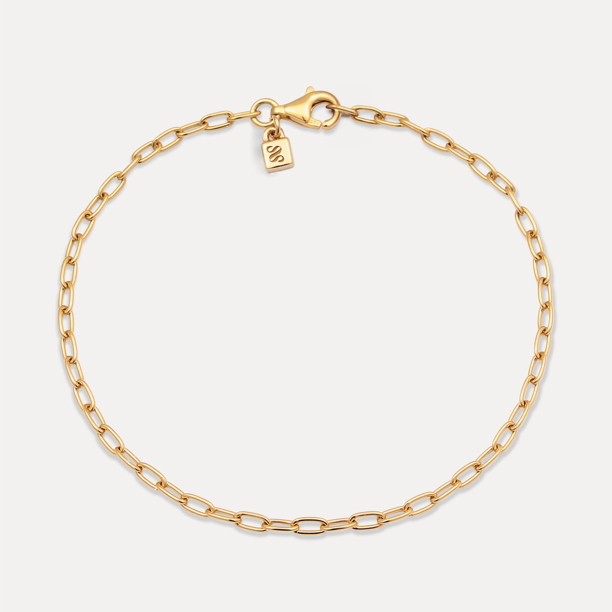 Stilnest Catena II Armband Gold Vermeil verstellbar