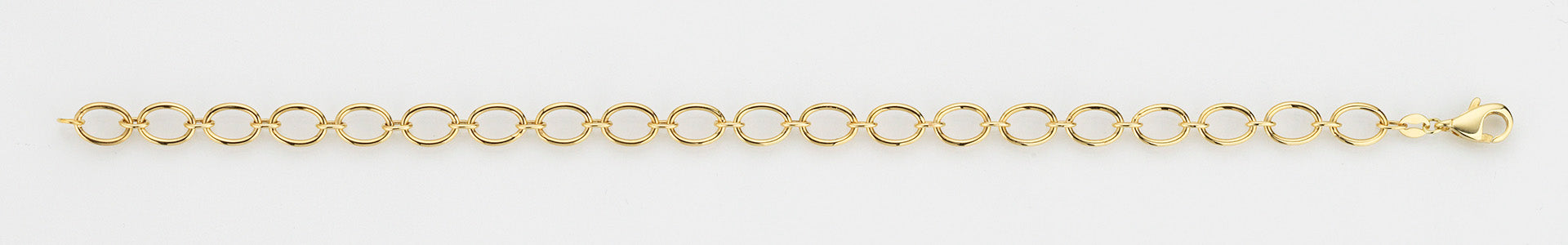 Eugen Rühle Fantasieketten 37.3631 Ösenkette 585 Gold 6mm oval