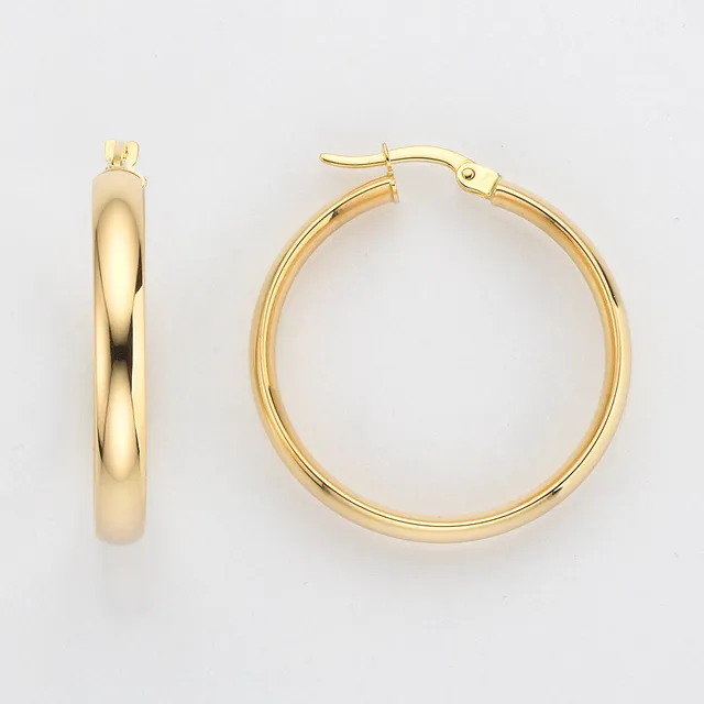 Eugen Rühle Ohrschmuck 80.3631 Creolen 585 Gelbgold 29mm Bügel