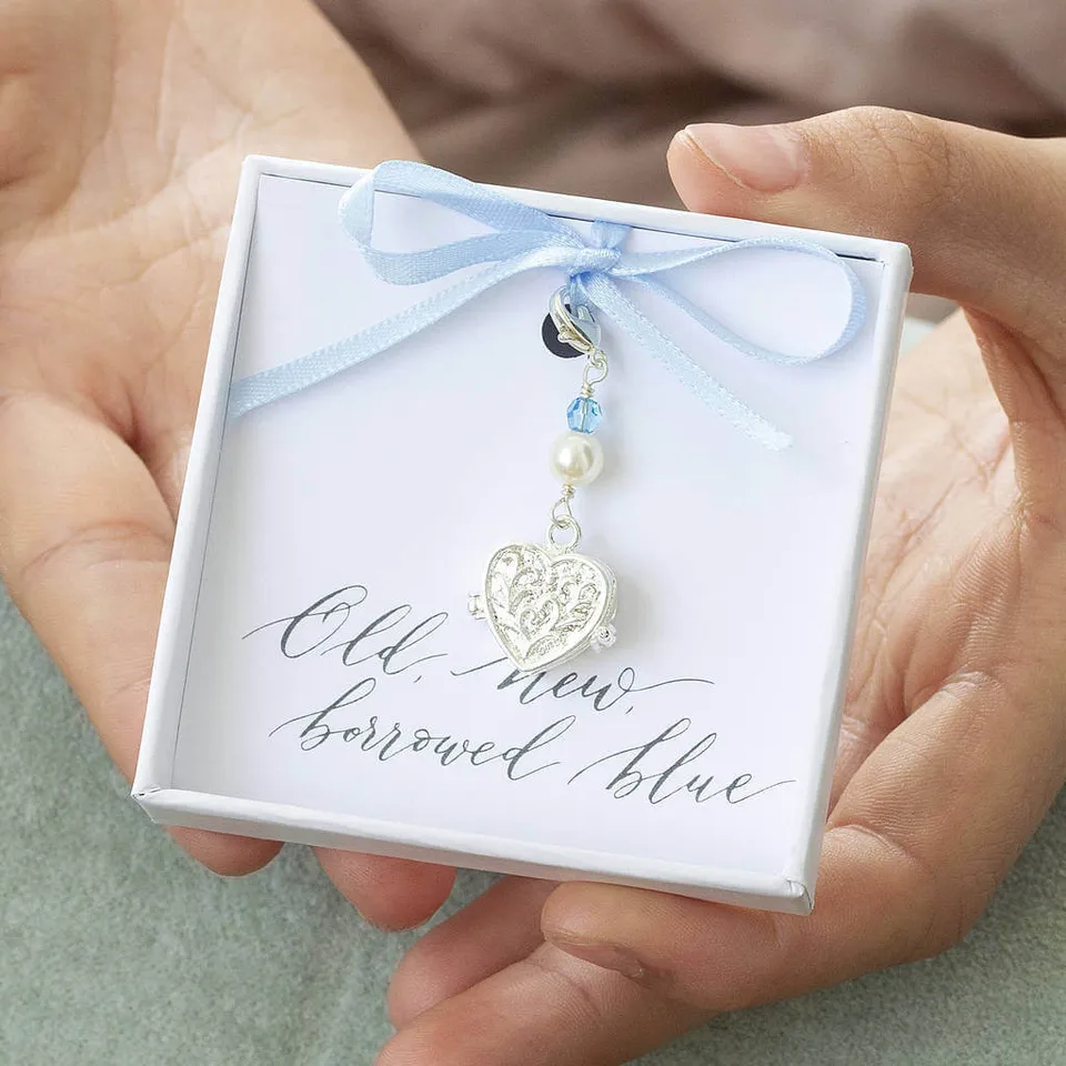 Joy by Corrine Smith Something Blue Anhänger Silber Braut