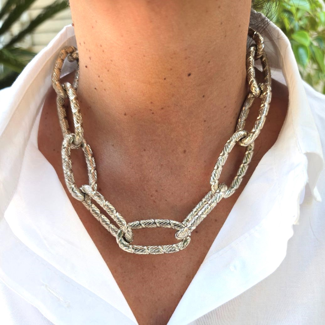 Alevá Bijoux Collane Maxi-Rock Halskette