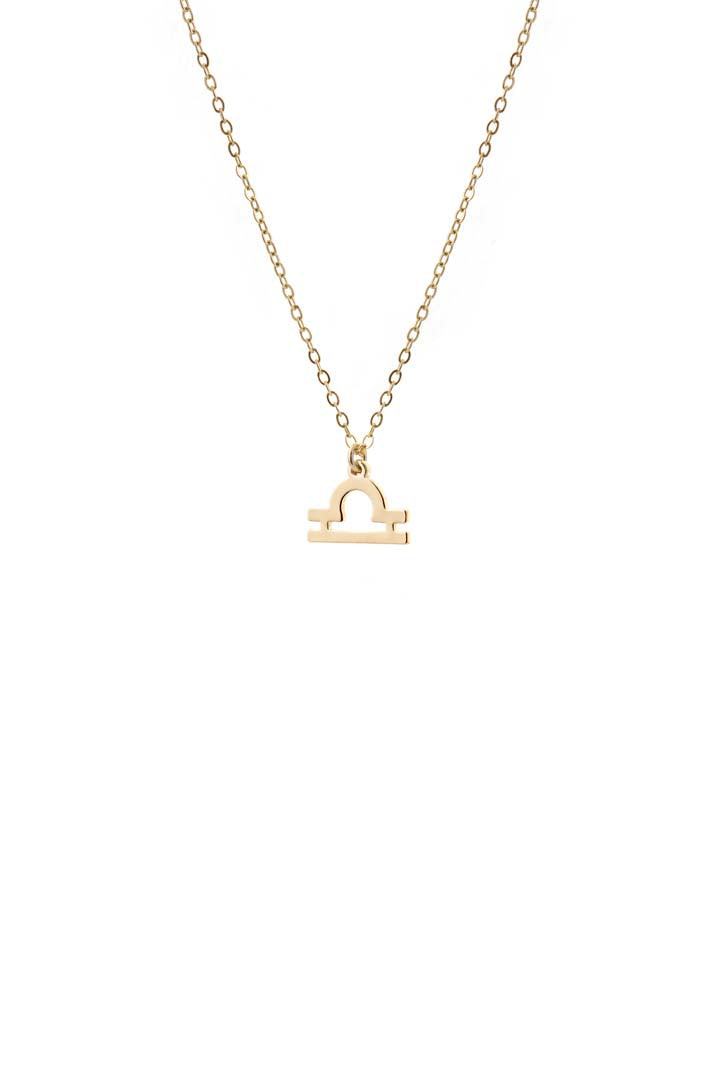 Joy by Corrine Smith Libra Halskette Gold Sternzeichen Waage