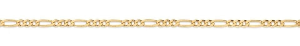 Eugen Rühle Figarokette 6-fach 4,7mm Halskette Meterware 585 Gold