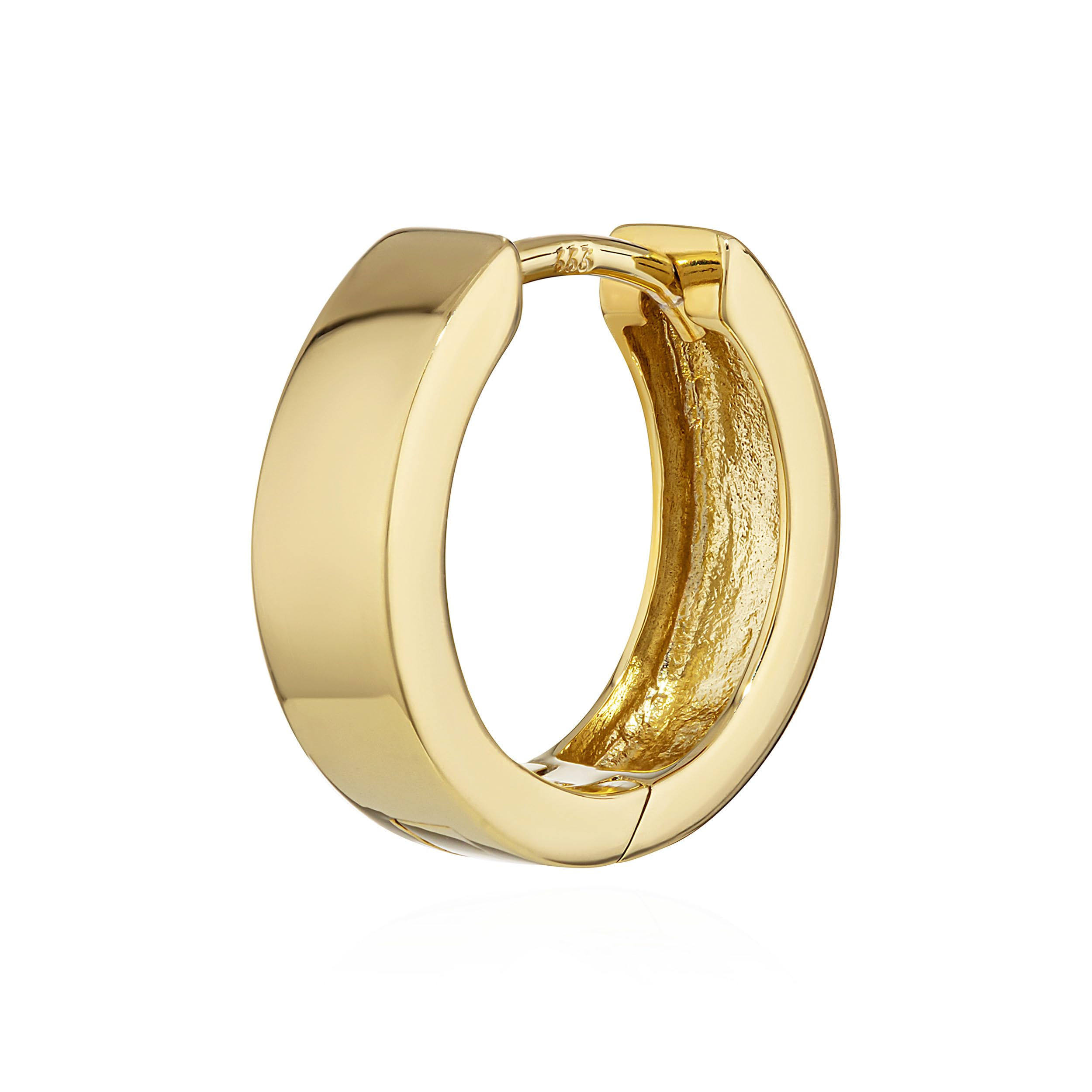 NKlaus Klappcreole einzeln 333 Gelbgold 14,3 mm