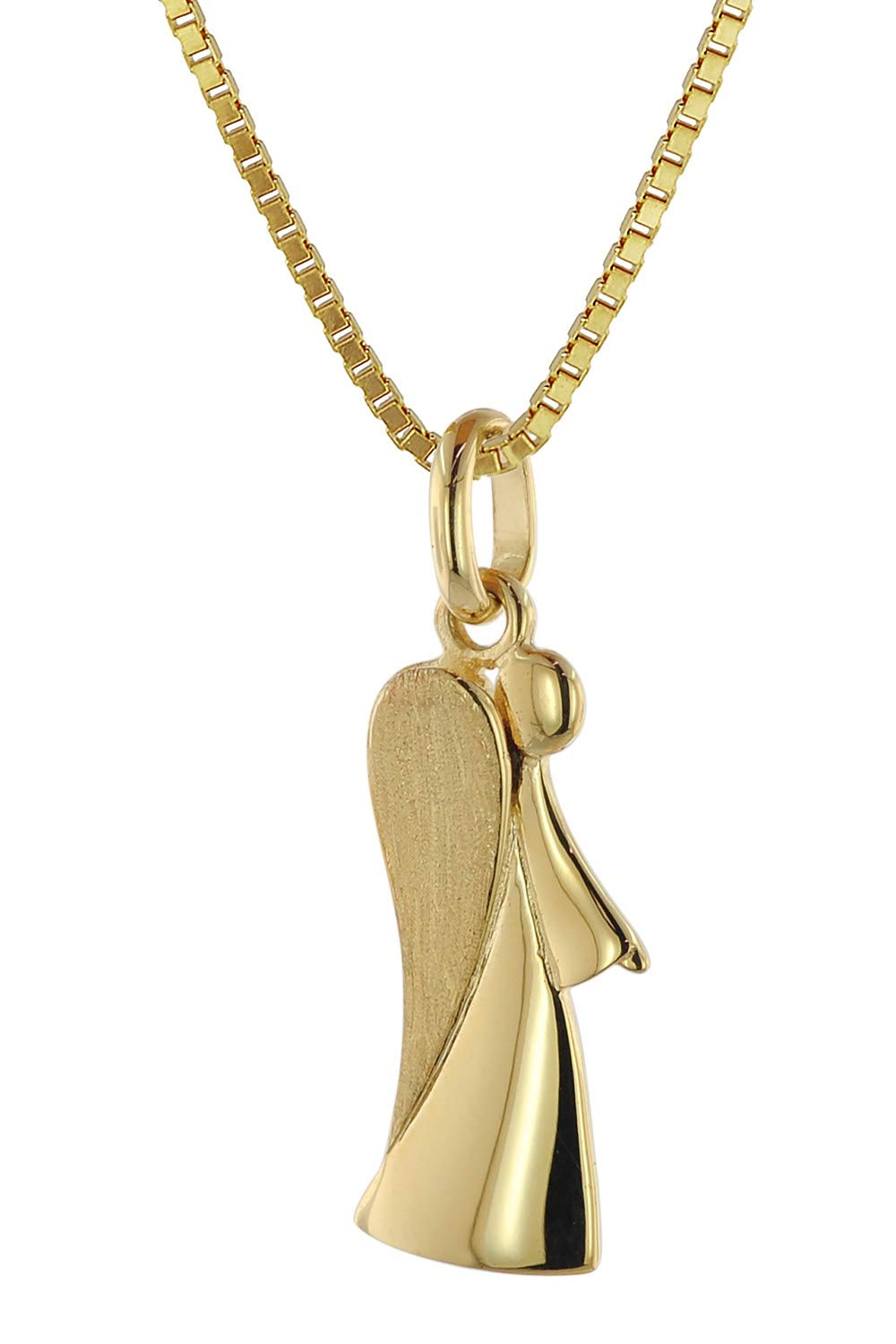 trendor Engel Anhänger Halskette Gold 333 38 cm 39630