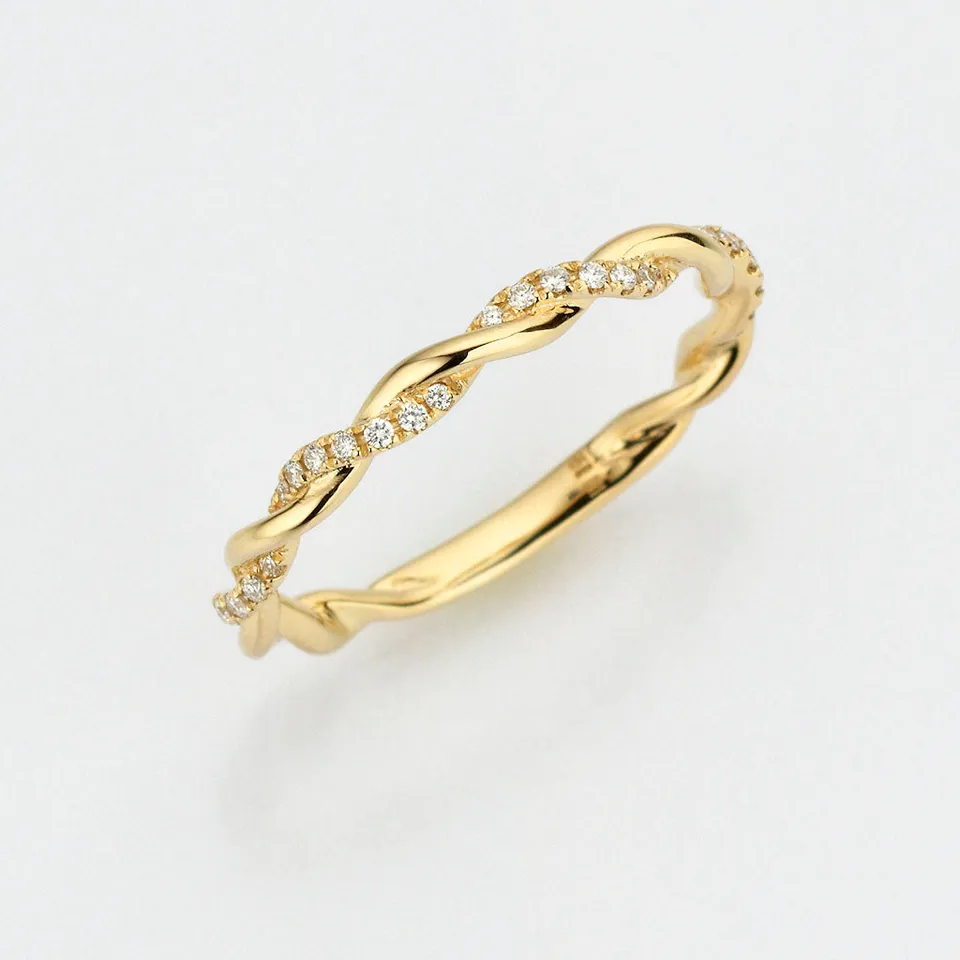 Eugen Rühle Ringe Brillantring 0,11ct WSI Ring 590 Weißgold