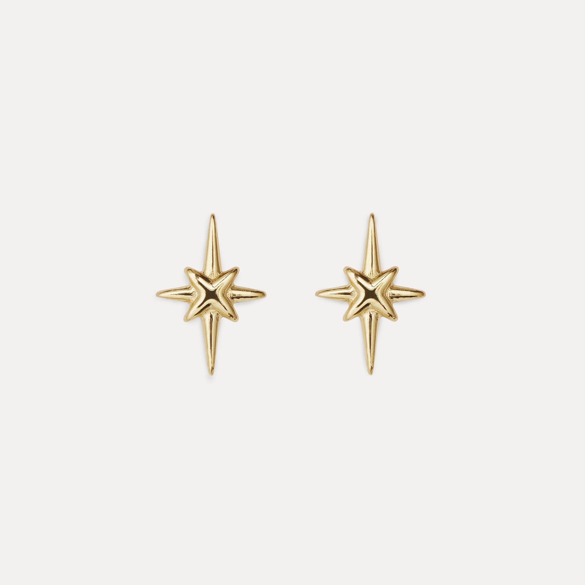 Stilnest Star Light Ohrstecker 585 Gold Stern Zart