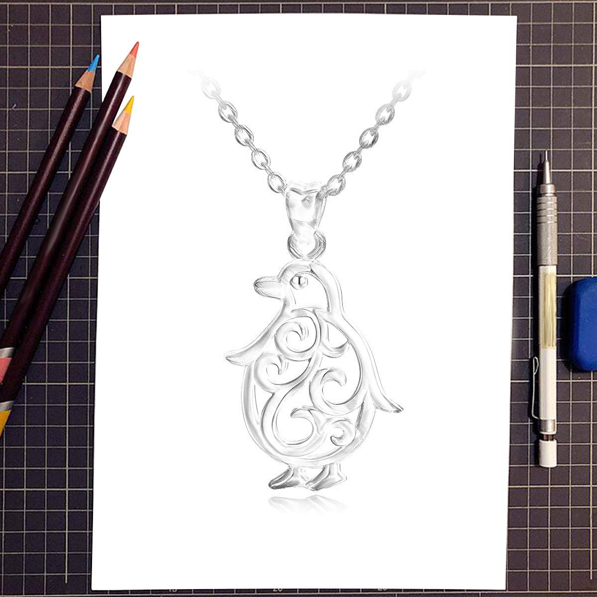 Eudora Harmony Bola Projektionskette Traumfänger Silber 45,7 cm