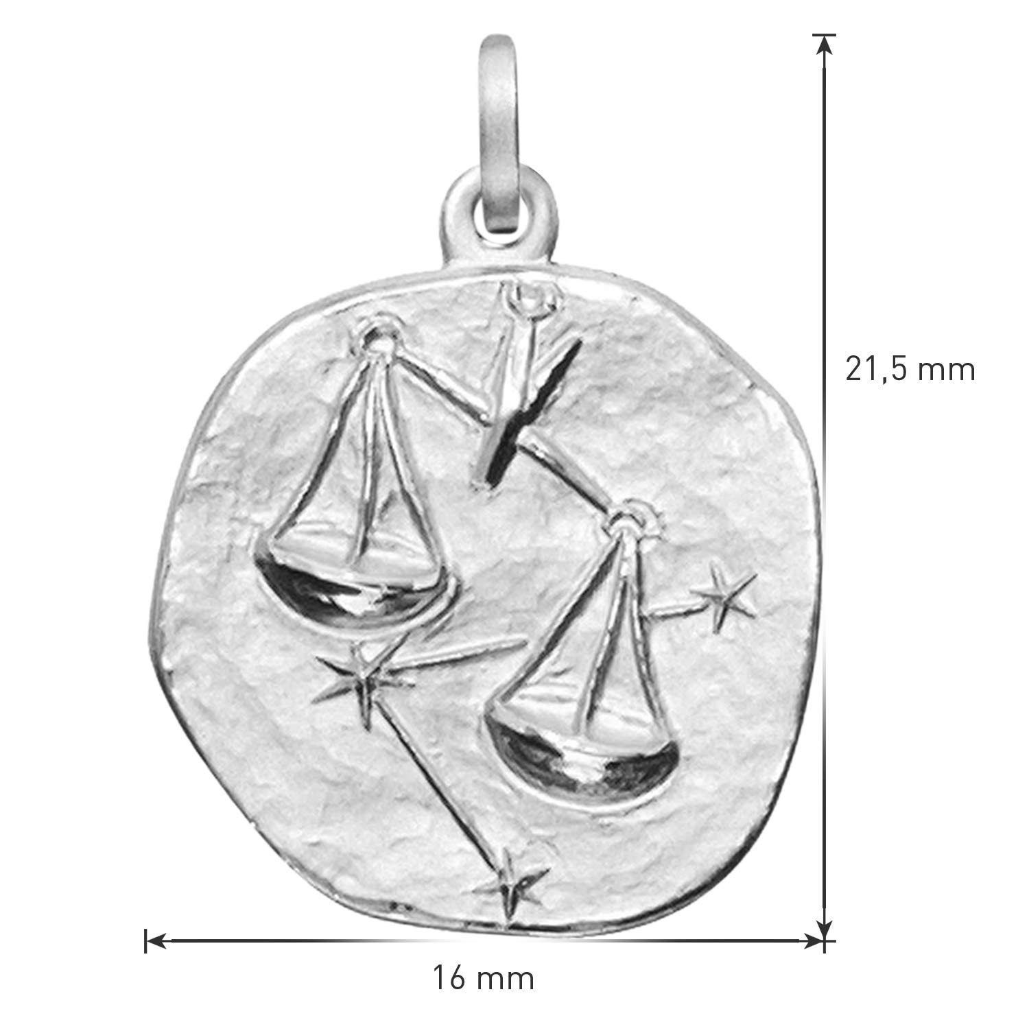 trendor Sternzeichen Waage 08441-10 Halskette Silber 60 cm