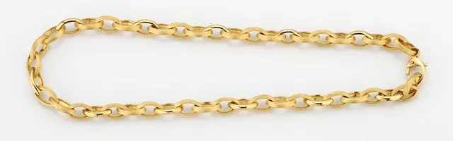 Eugen Rühle Fantasieketten Fantasiekette 8,5mm Halskette 585 Gelbgold 45cm