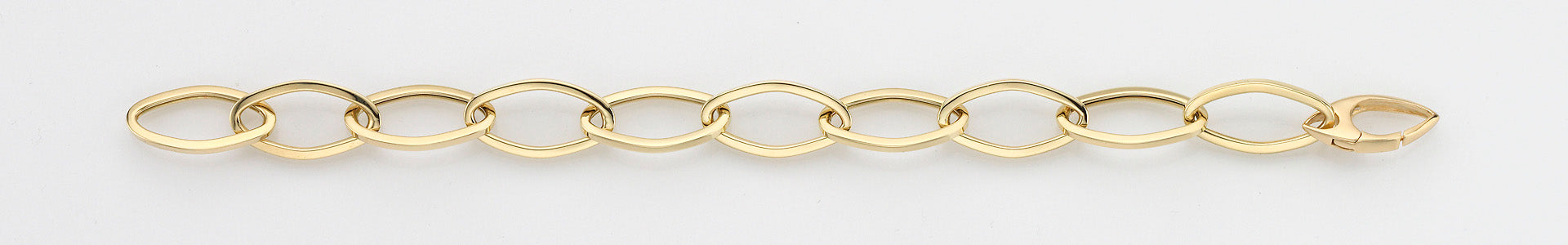 Eugen Rühle Fantasiekette 11,8mm Halskette 585 Gelbgold 45cm