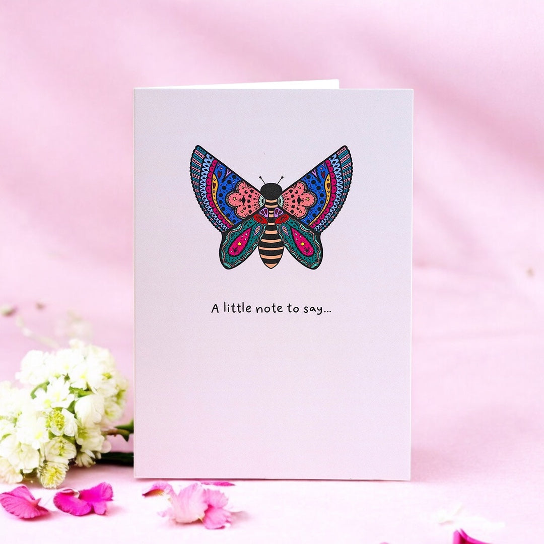 Joy Butterfly Grusskarte A6 Schmetterling Muttertag