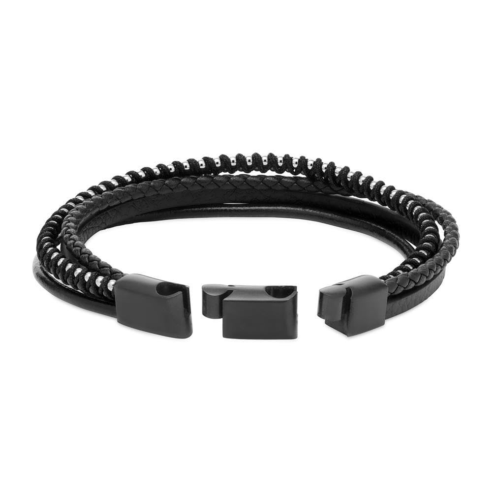 JEWLIX ID-Armband mehrreihig Kunstleder Gravur