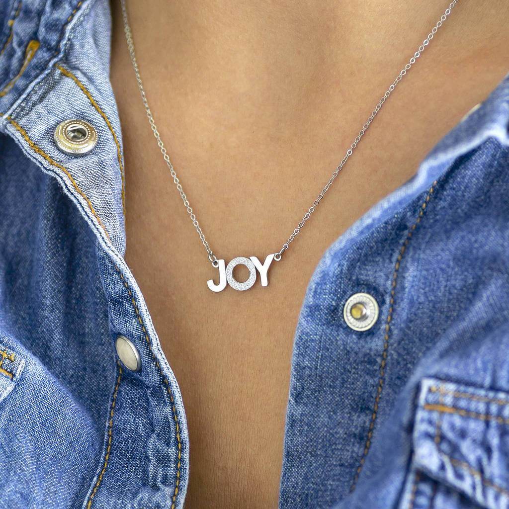 Joy by Corrine Smith JOY Positive Halskette Gold 45cm