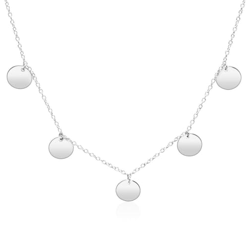 JEWLIX Ketten mit Anhänger Damen Halskette Sterlingsilber