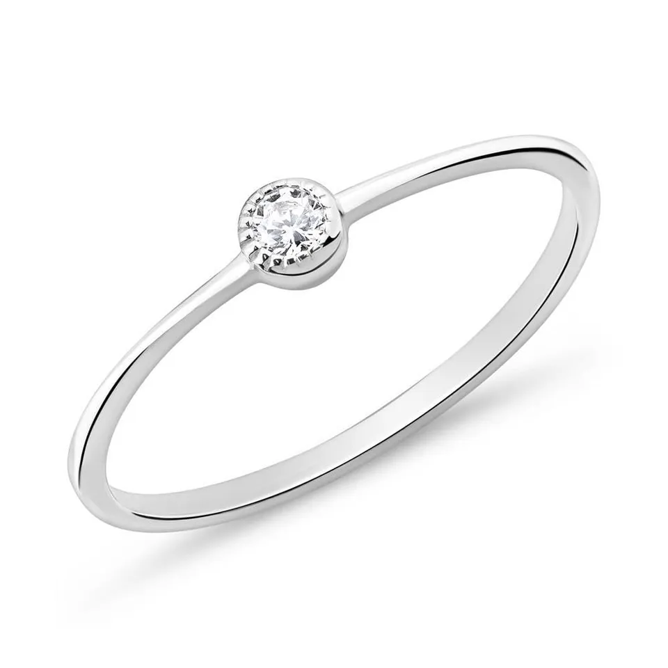 JEWLIX Ring 925er Silber Zirkonia Größe 58 Damen