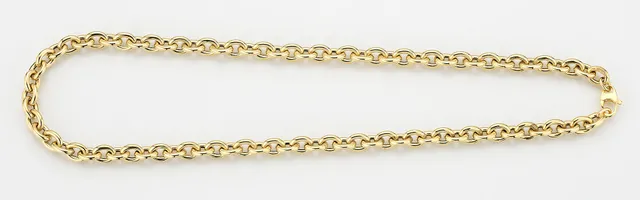 Eugen Rühle Rundanker Halskette Gelbgold 585 45cm 7,2mm