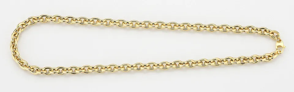 Eugen Rühle Rundanker Halskette Gelbgold 585 45cm 7,2mm
