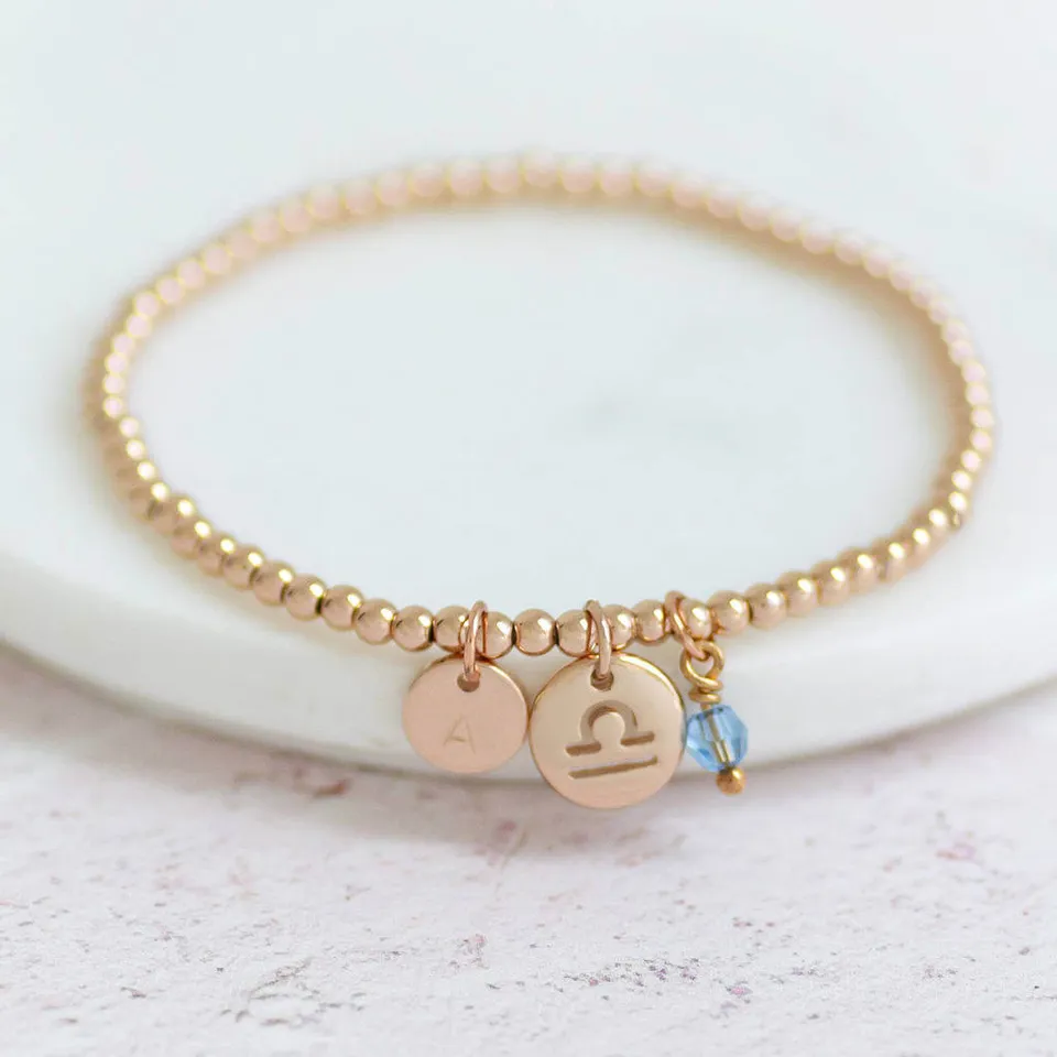 Joy by Corrine Smith Zodiac Armband Roségold Sternzeichen