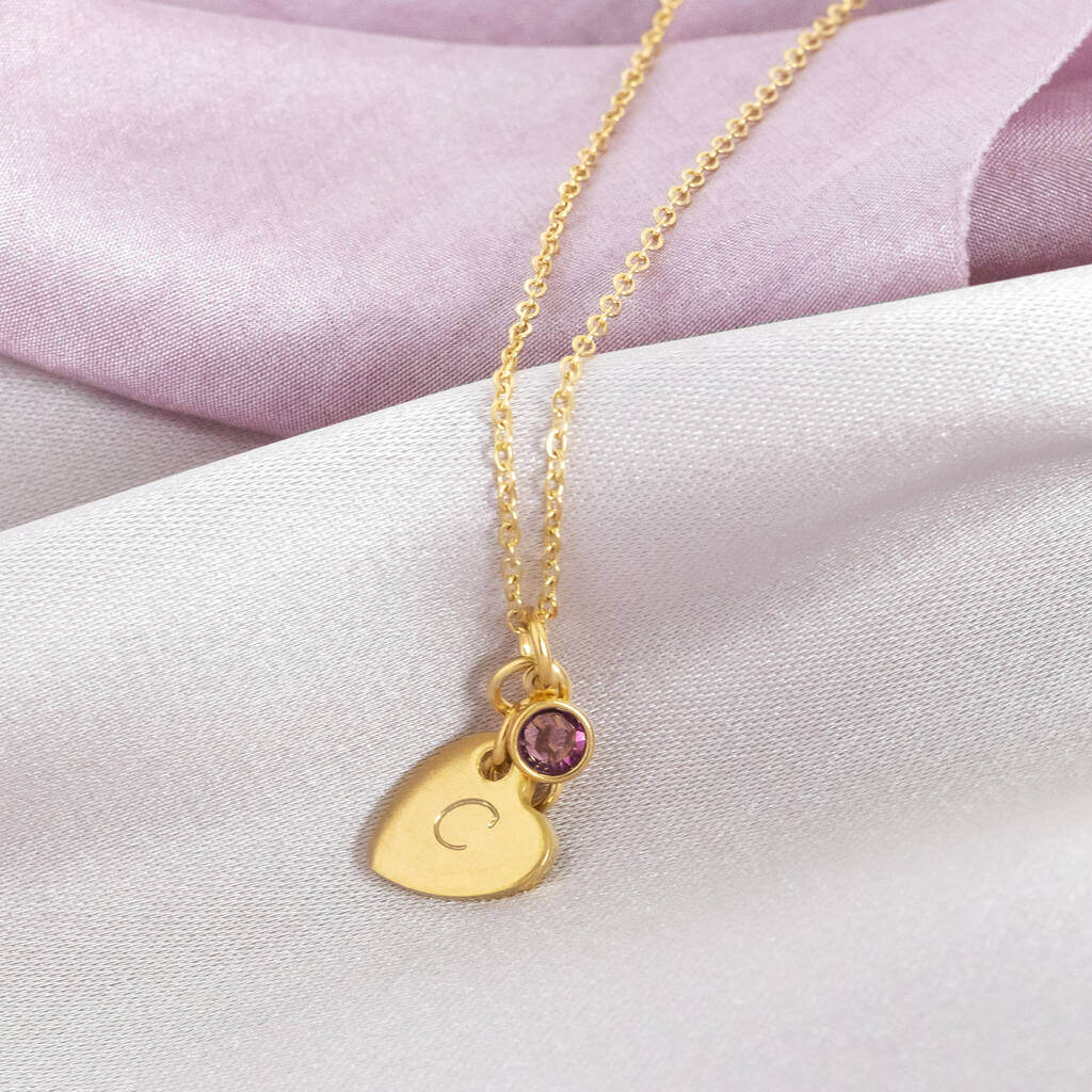 Joy by Corrine Smith Heart of Gold Halskette Gold personalisiert