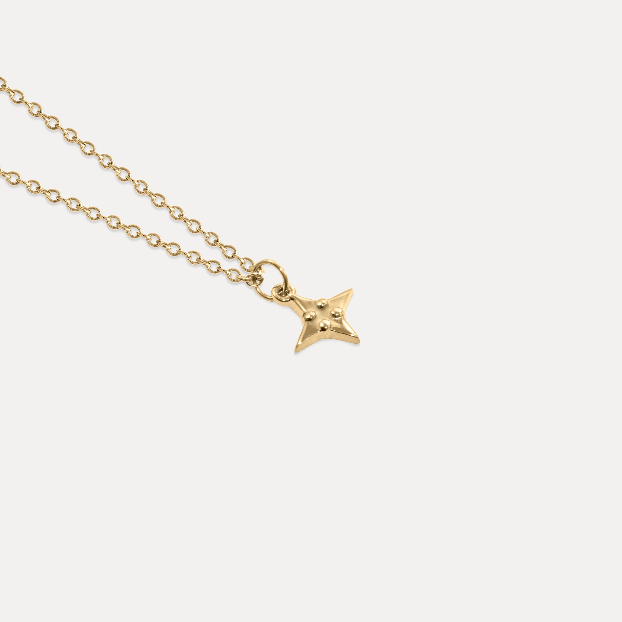 Stilnest Stella Kette 585 Gold 45cm Stern
