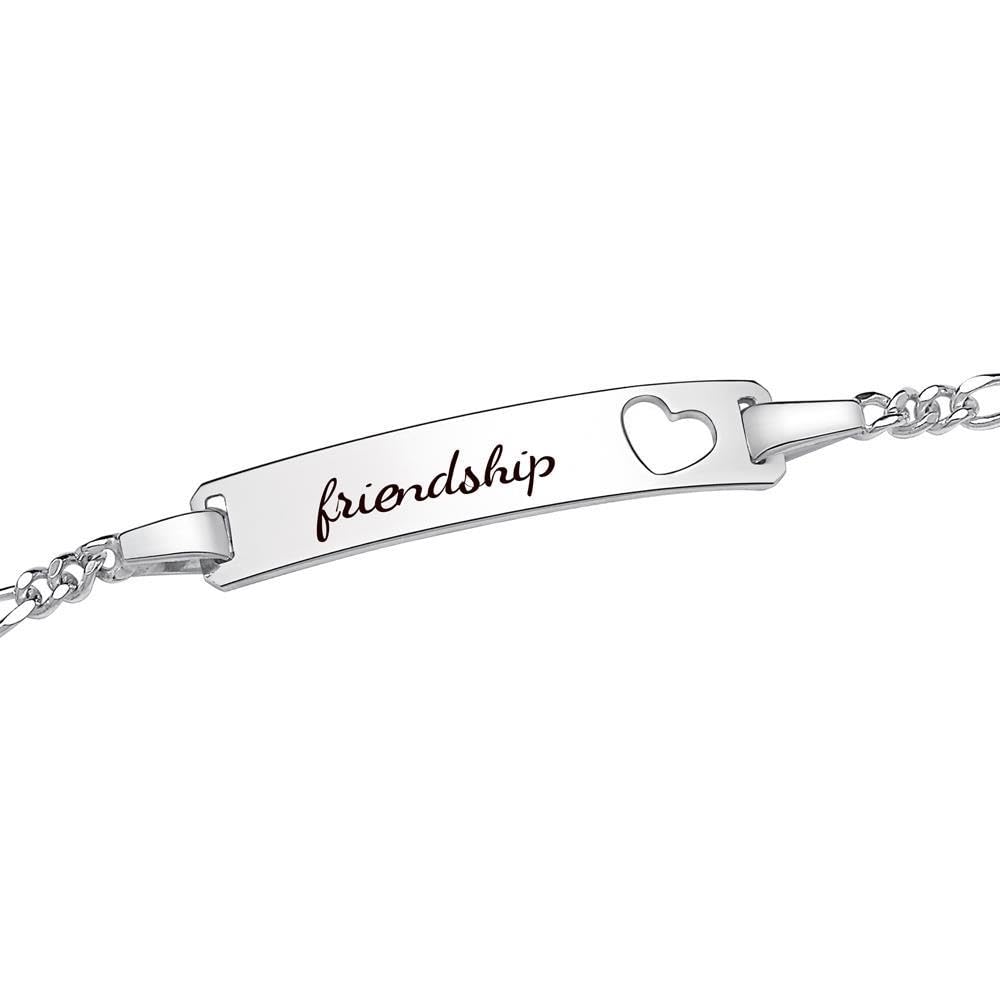 JEWLIX ID-Armbänder ID1001 Armband Silber 12-19 cm