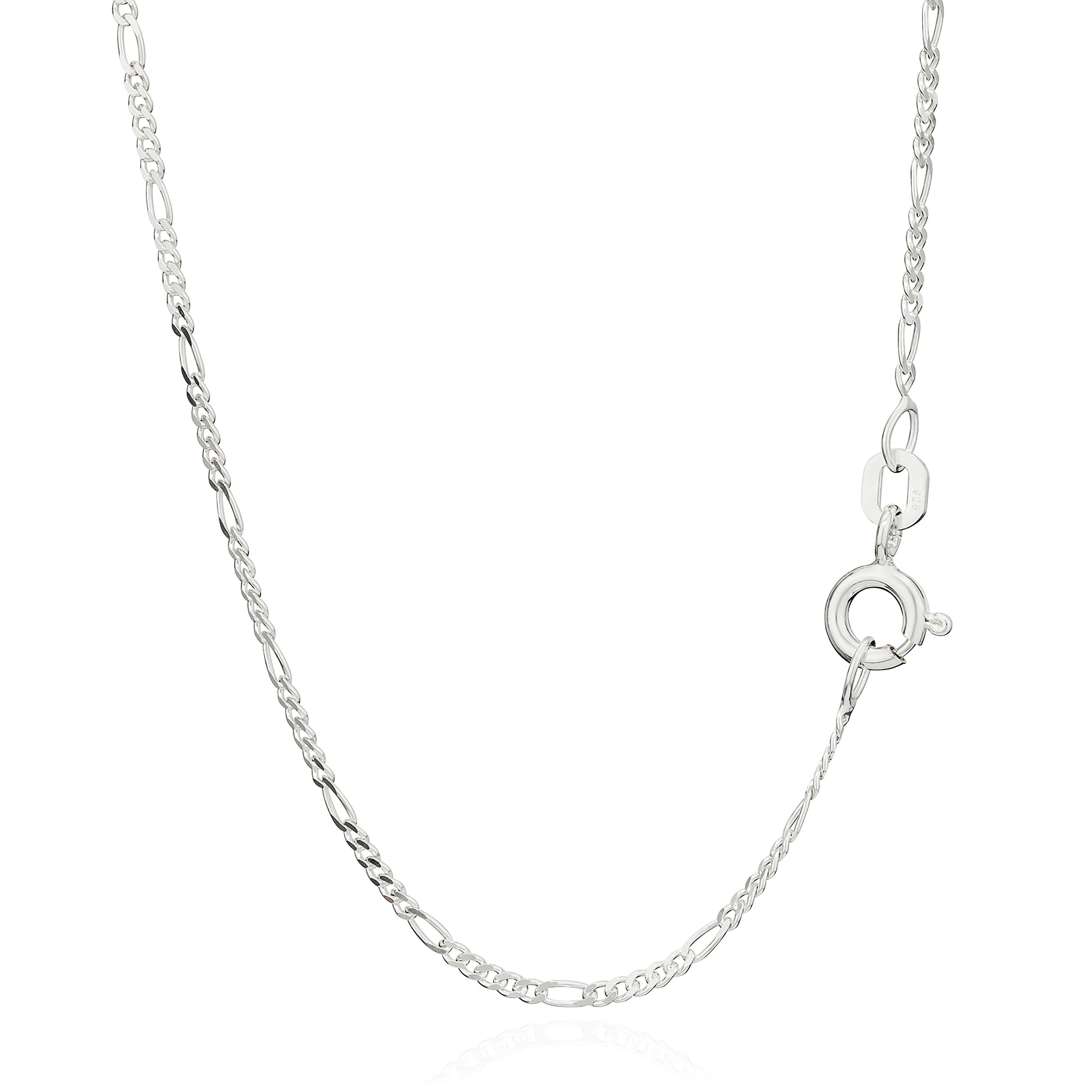 NKlaus Figarokette 38cm Silber Halskette 1,5mm 925er