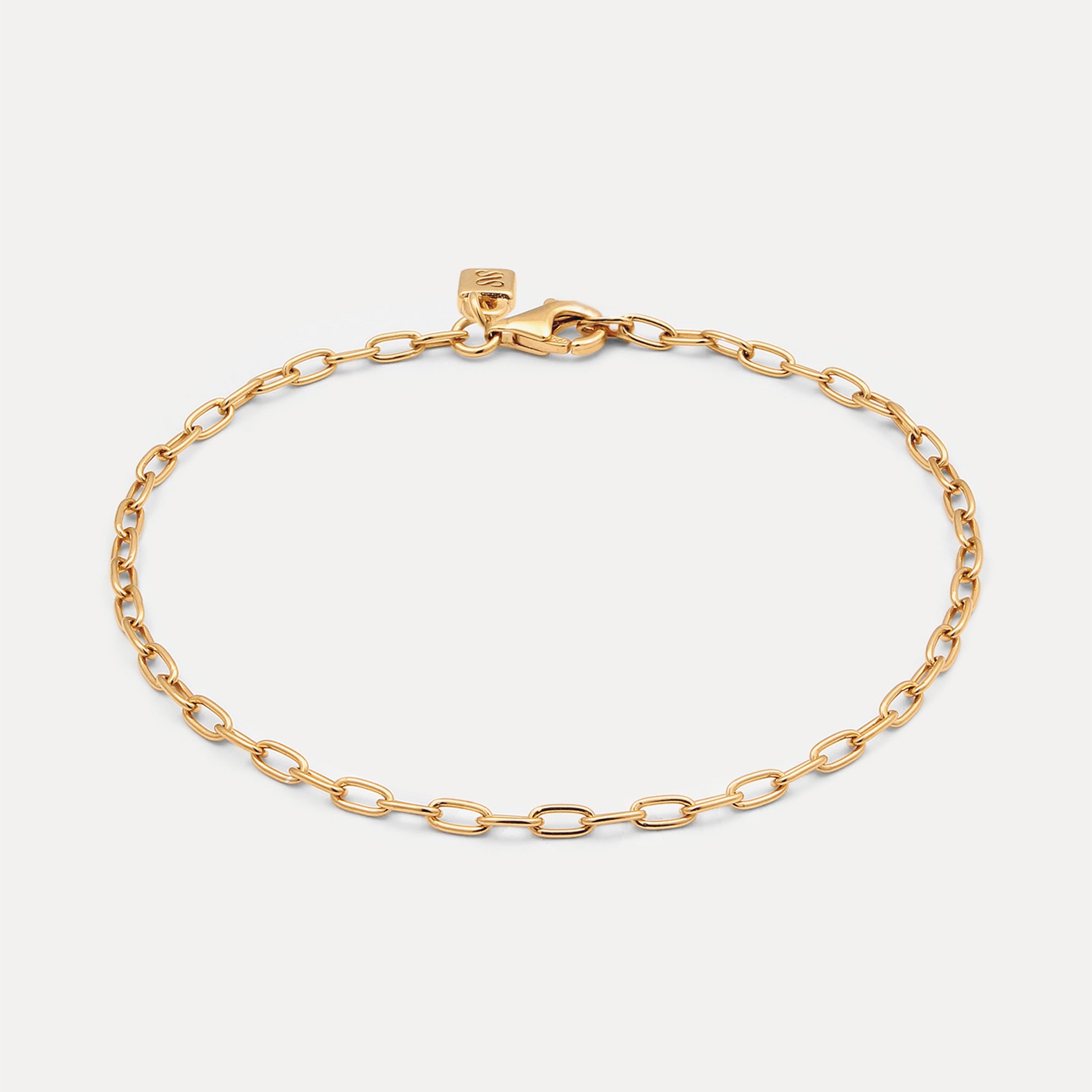 Stilnest Catena II Armband Gold Vermeil verstellbar