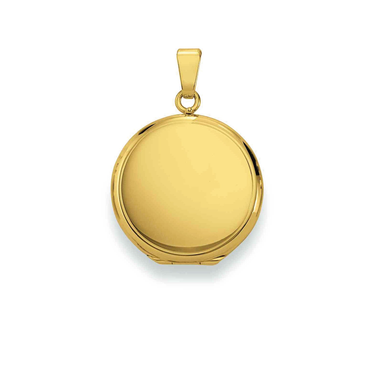 Eugen Rühle Medaillon rund 21mm Anhänger 333 Gelbgold zum Öffnen