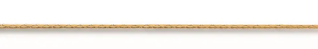 Eugen Rühle Kobrakette oval 1,0mm Halskette 585 Gold Meterware
