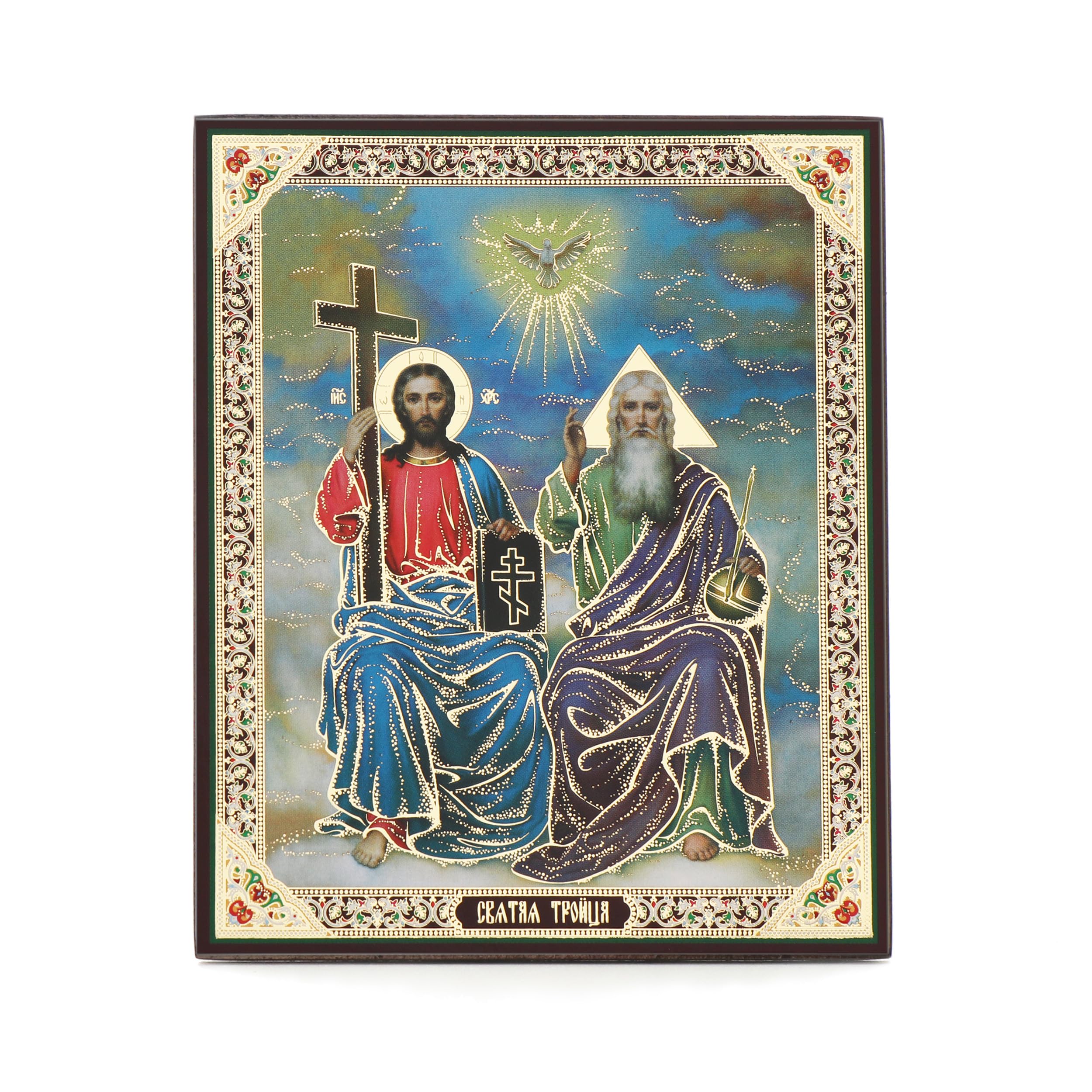 NKlaus Ikone Mutter von Immerwährenden Hilfe Holz 10x12 cm