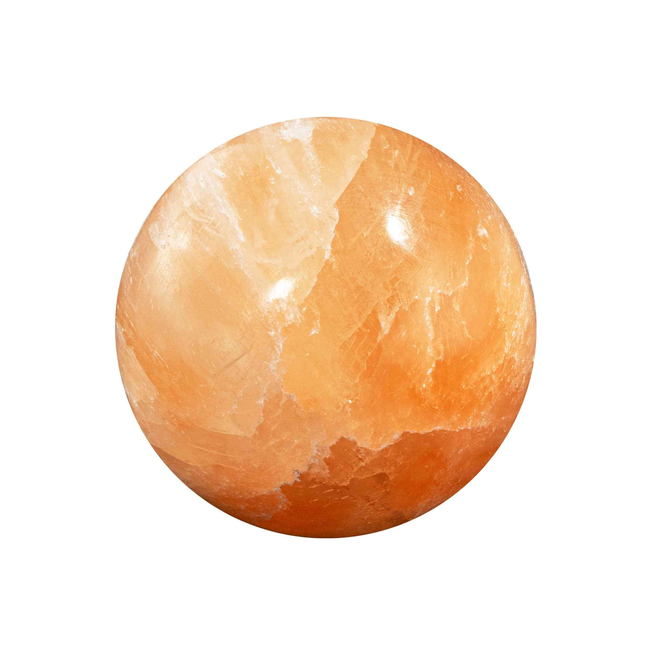 NKlaus Healing Crystals Selenit-Kugel 4cm Orange
