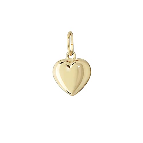 NKlaus Jewellery Herz Kettenanhänger Gold 750 6,5mm