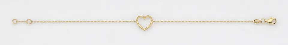 Eugen Rühle Armbänder Ankerarmband Kugelherz Armband 585 Gold