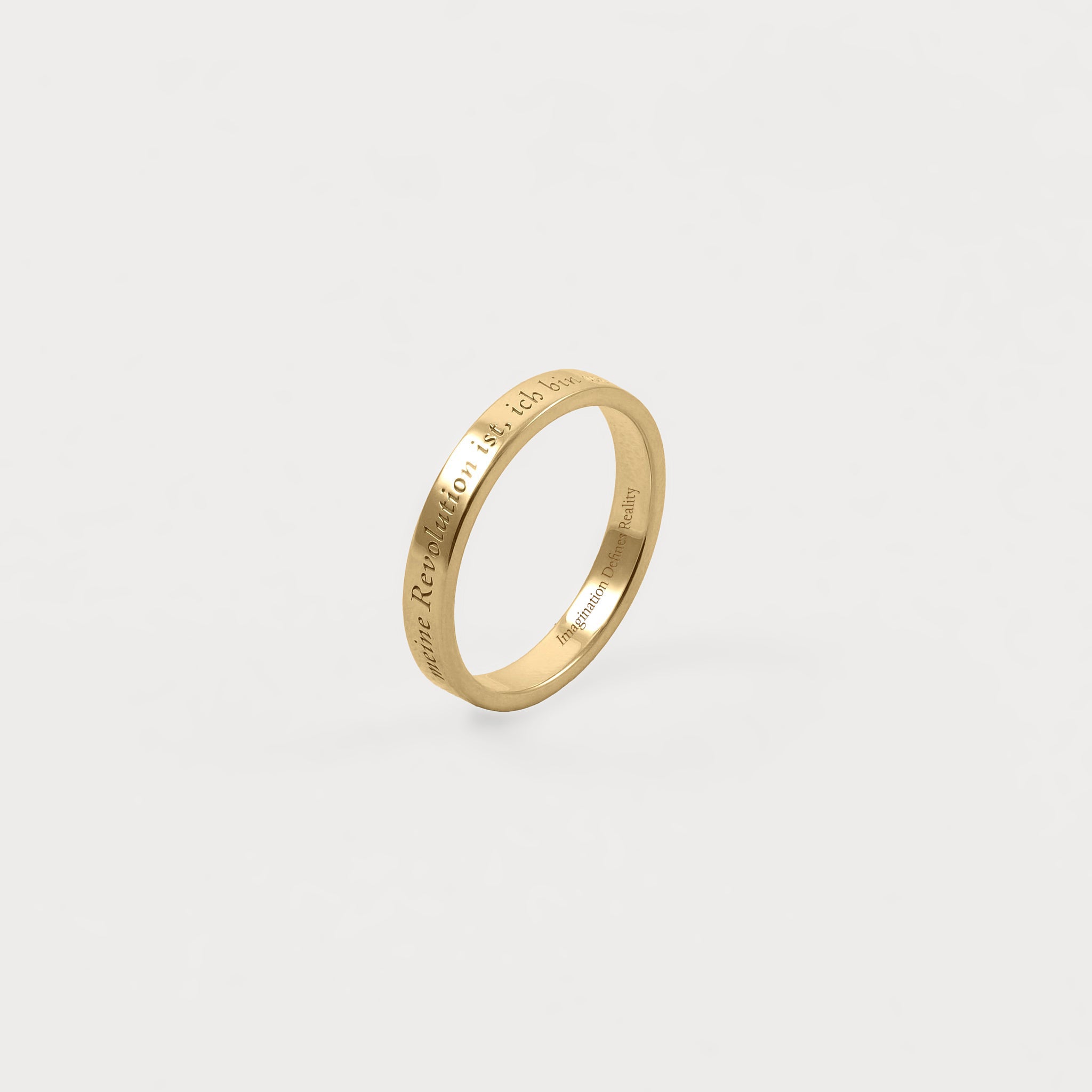 Stilnest Soft Revolution Ring 585 Gold 14k Fairtrade