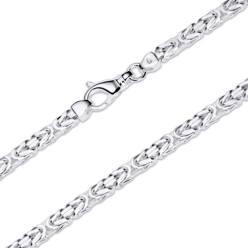 JEWLIX Königsketten Silberkette 925 Silber 6 mm 50 cm
