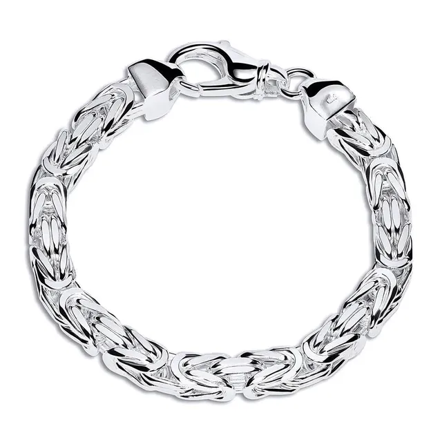 JEWLIX Königsarmbänder Herrenarmband 925 Silber 7,5 mm