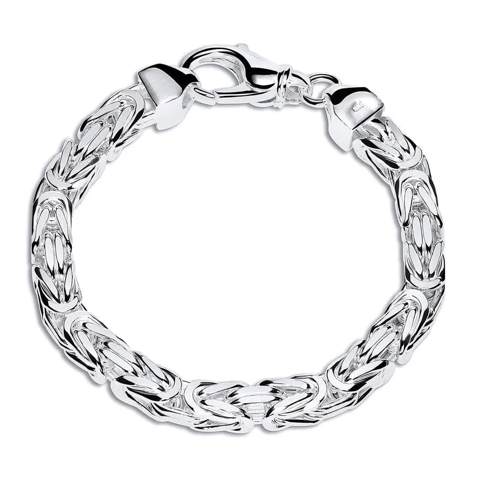JEWLIX Königsarmbänder Herrenarmband 925 Silber 7,5 mm