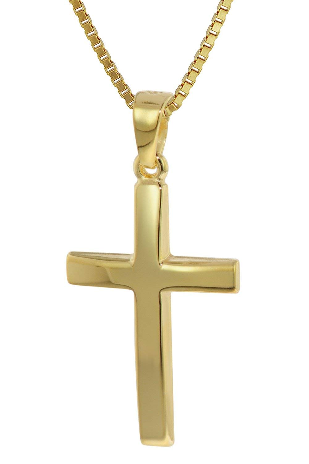 trendor Kreuz 35796 Halskette Gold 333 mit Kette 42 cm