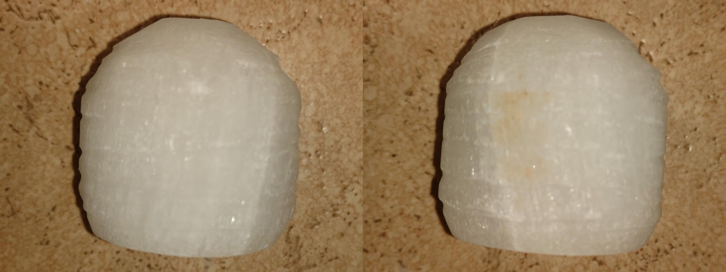 NKlaus Healing Crystals Selenit Teelichthalter rund 6cm 1 Stück