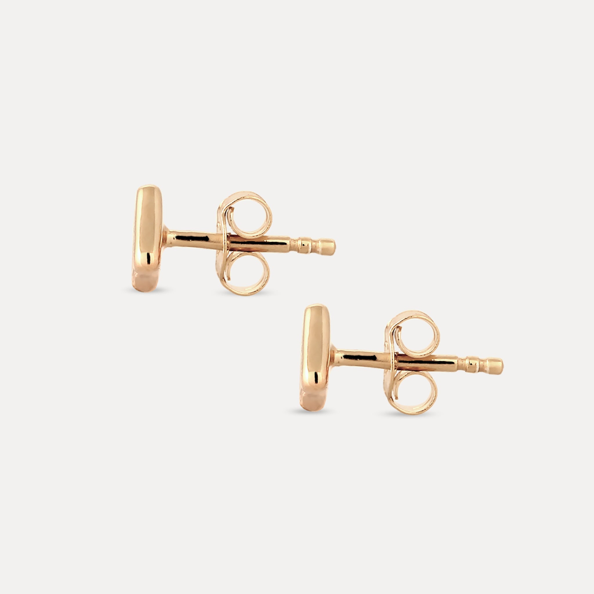 Stilnest Supernova Pavé Ohrstecker Weißer Saphir 585 Gold
