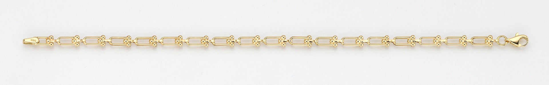 Eugen Rühle Fantasiekette 37.3632 Halskette Gelbgold 4,7mm 45cm