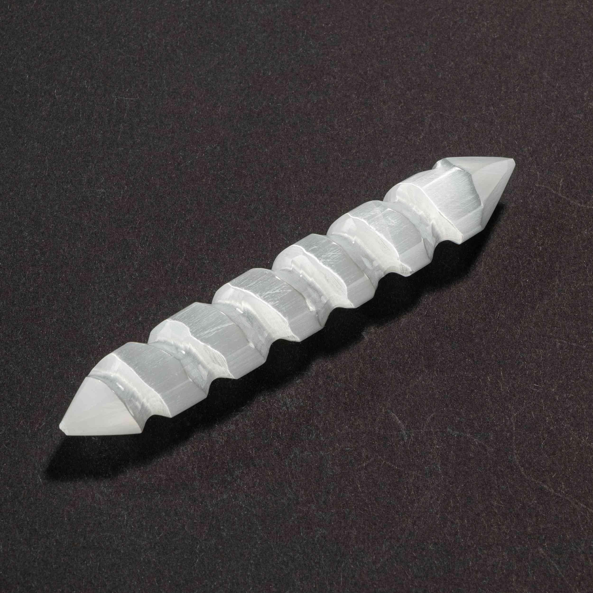 NKlaus Healing Crystals Selenit Massagestab 10cm Heilstein