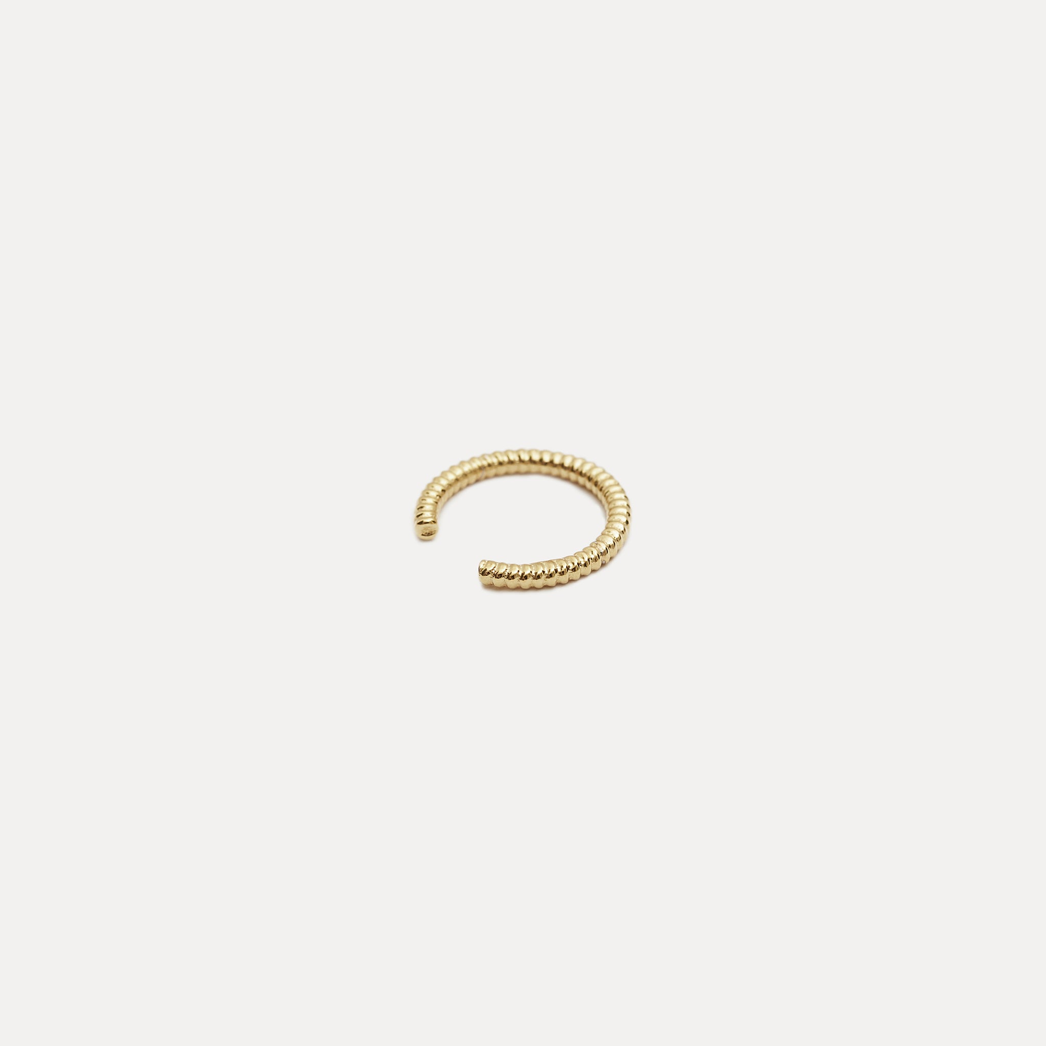Stilnest Snake Tail Ear Cuff 585 Gold Ohrmanschette