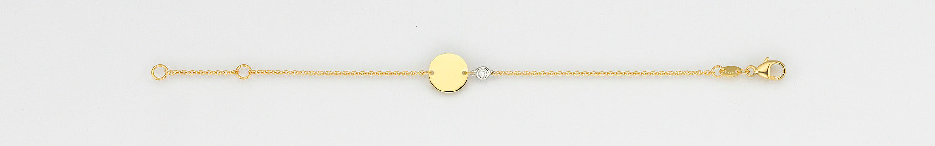 Eugen Rühle Armbänder 20.5111 Armband Gelbgold Brillant 0,02ct